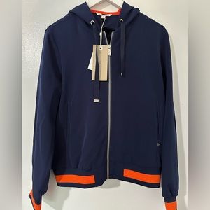 BNWT cropped zip up sweater